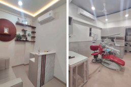 Dental Clinic Interior Design - Reception & OPD - Confident Smile Boutique - Ghatkopar